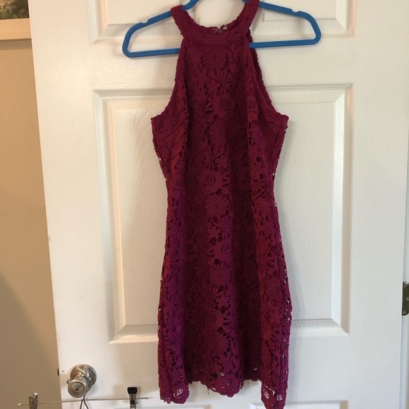 Lulus Dresses & Skirts - Lulus Love PoemMagenta dress size medium